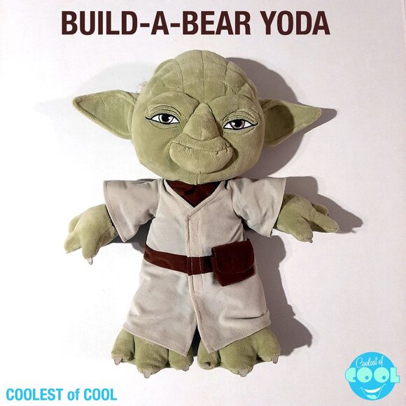 Build a Bear Yoda Master Jedi Star Wars Movie Exclusive 14 in. BAB Stuffed Toy - Picture 1 of 6